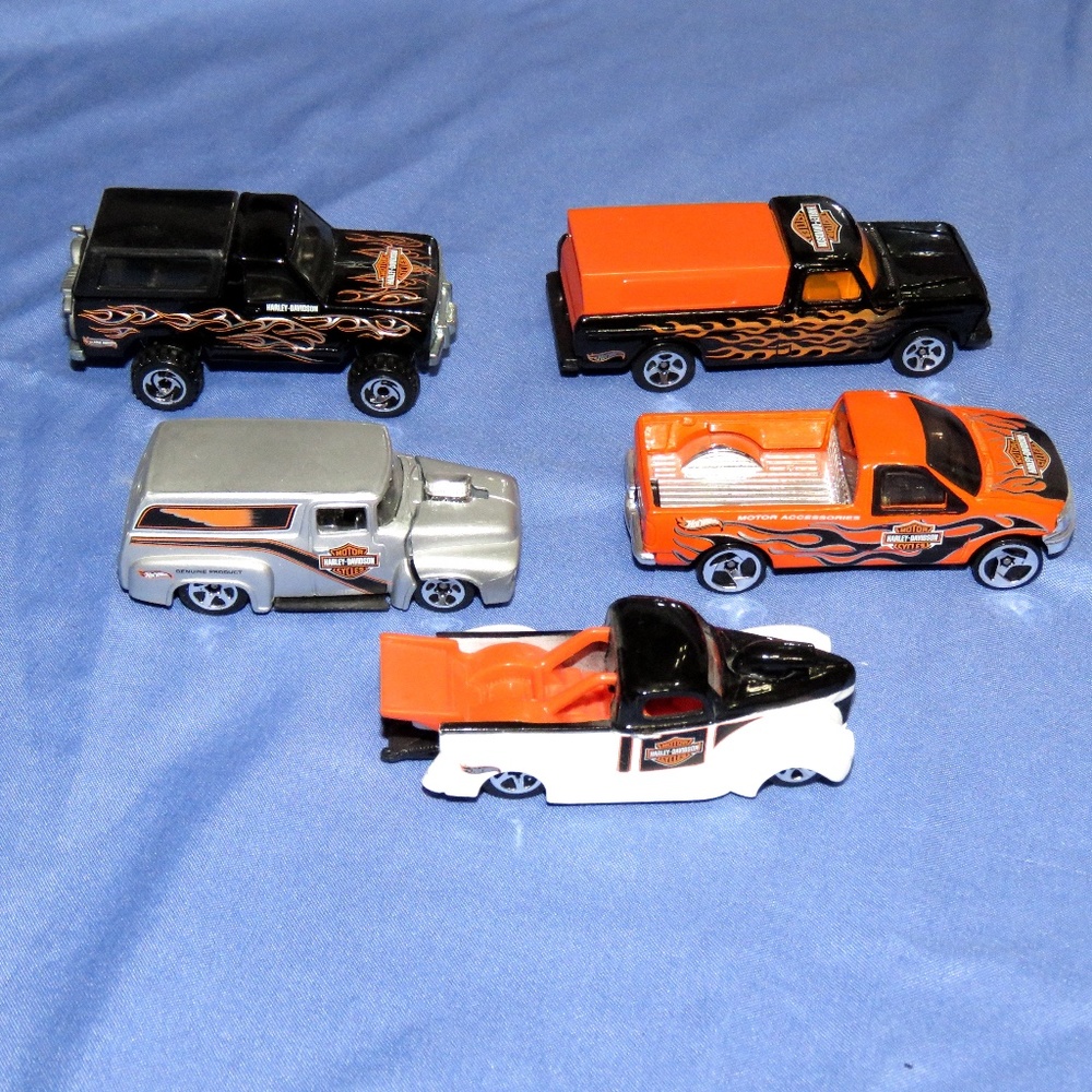 Harley Davidson 5 Hotwheels